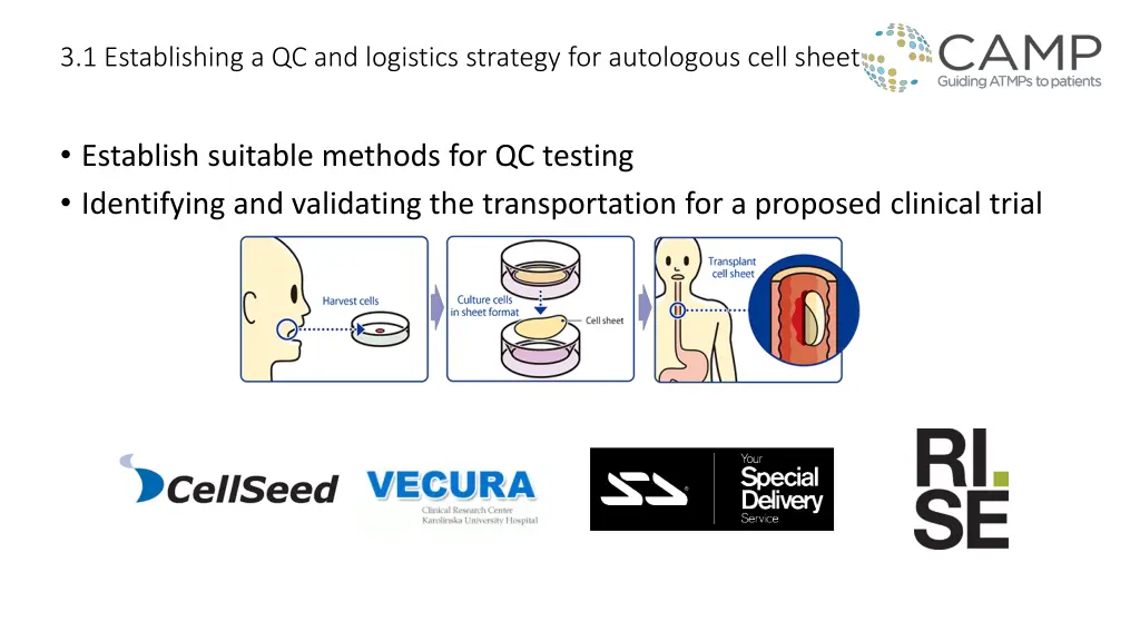 3 1 establishing a qc and logistics strategy