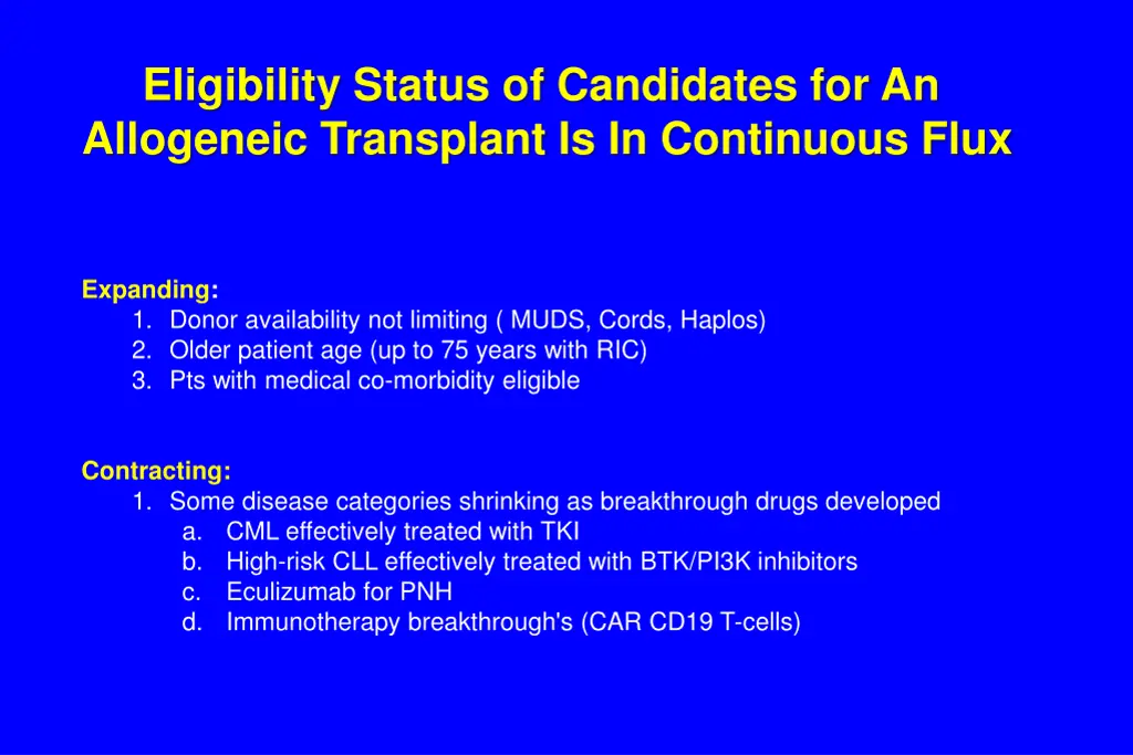 eligibility status of candidates