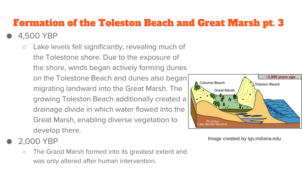 formation of the toleston beach and great marsh 2