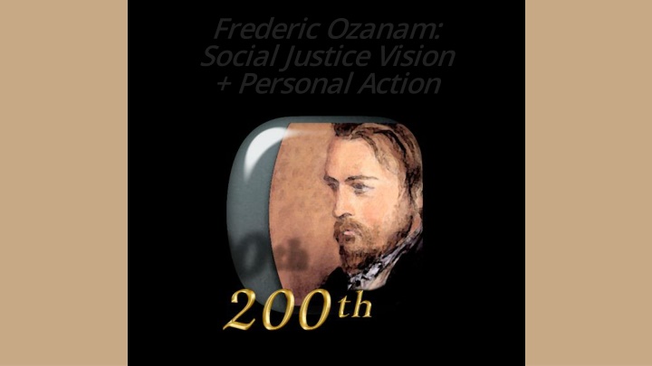 frederic ozanam social justice vision personal