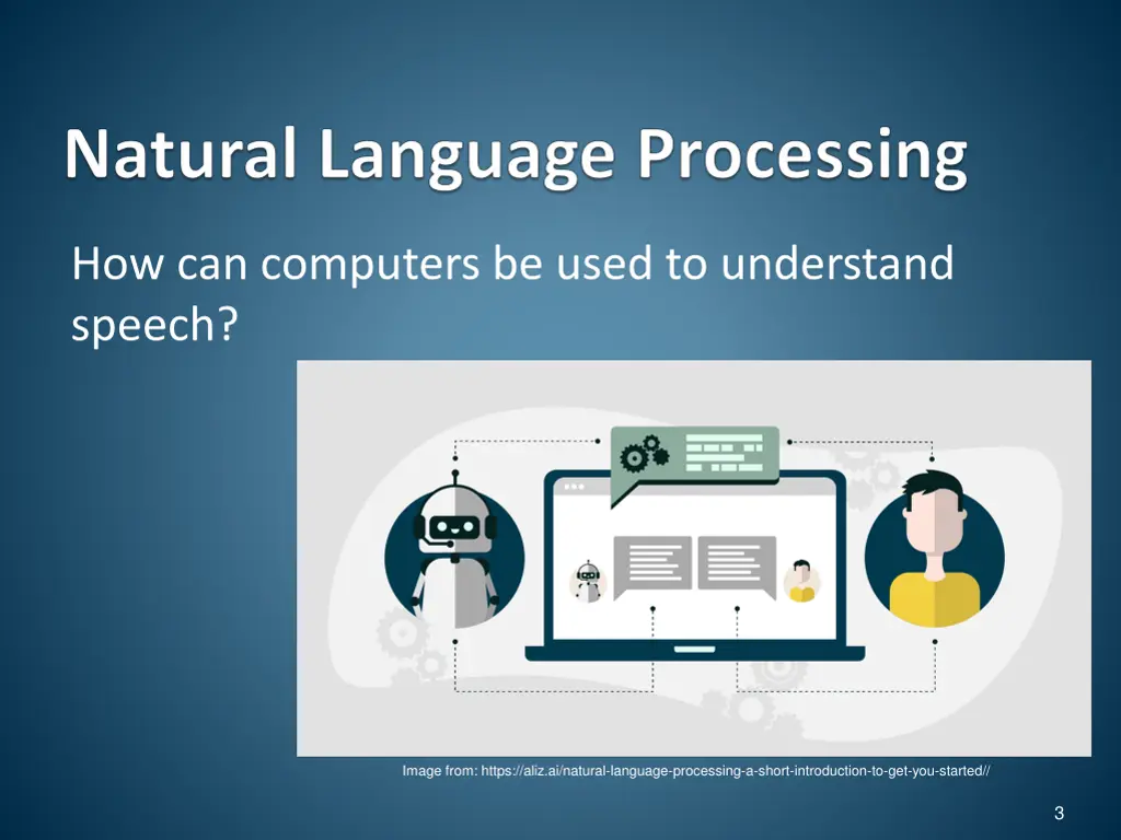 how can computers be used to understand speech