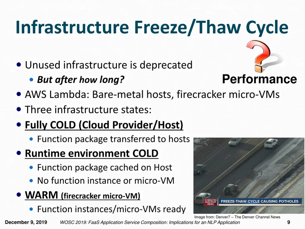 infrastructure freeze thaw cycle