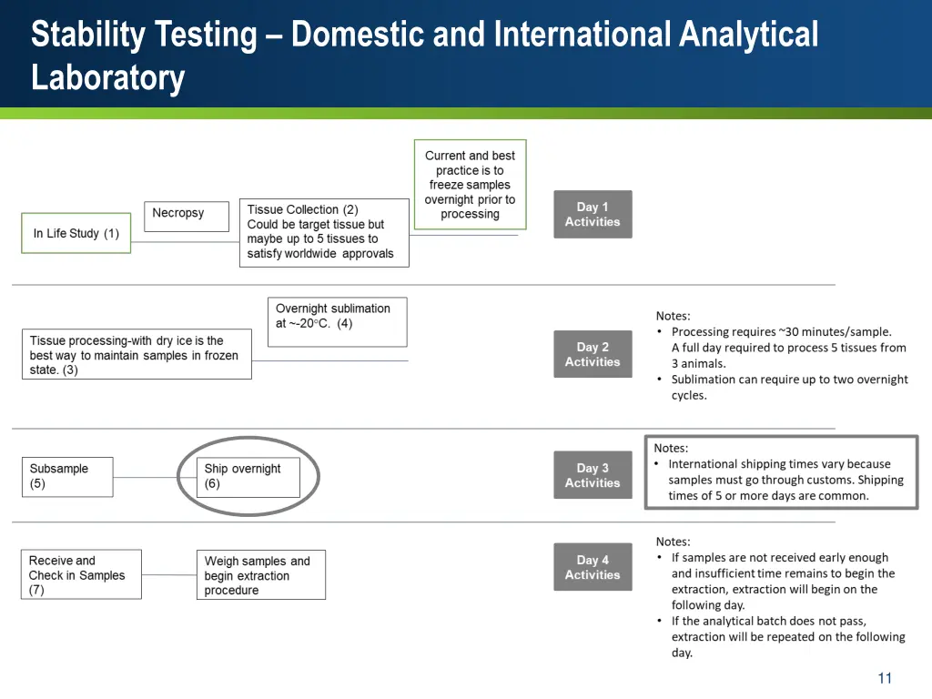 stability testing domestic and international