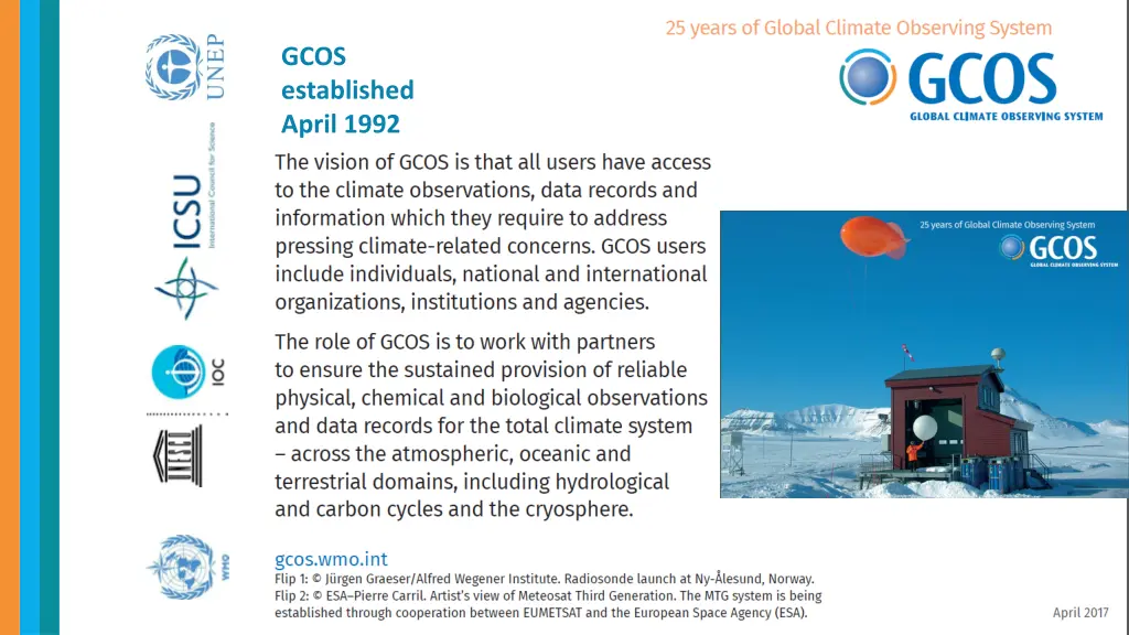 gcos established april 1992