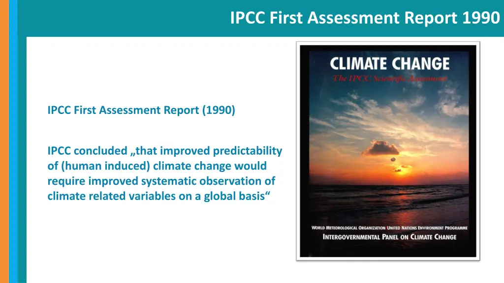 ipcc first assessment report 1990