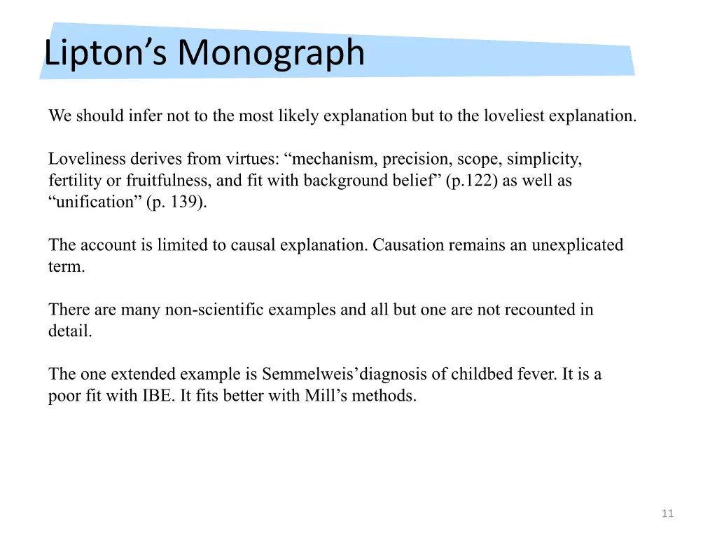 lipton s monograph