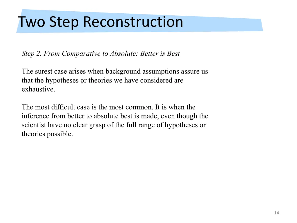 two step reconstruction 1