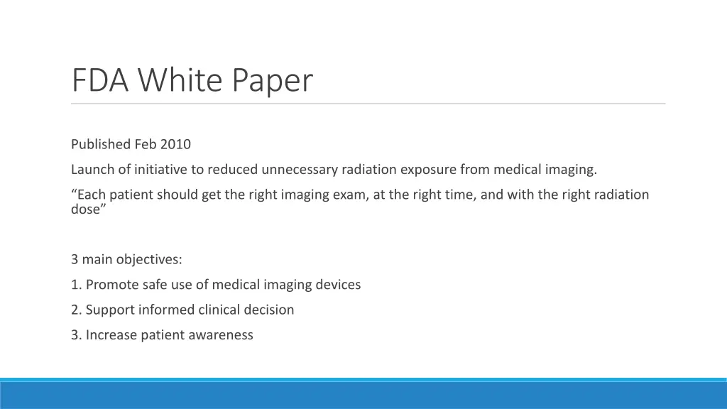 fda white paper