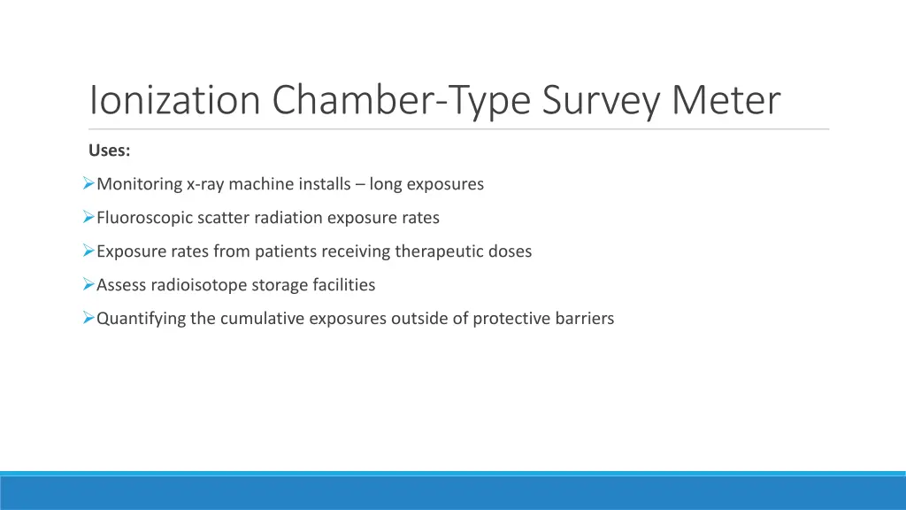 ionization chamber type survey meter 1