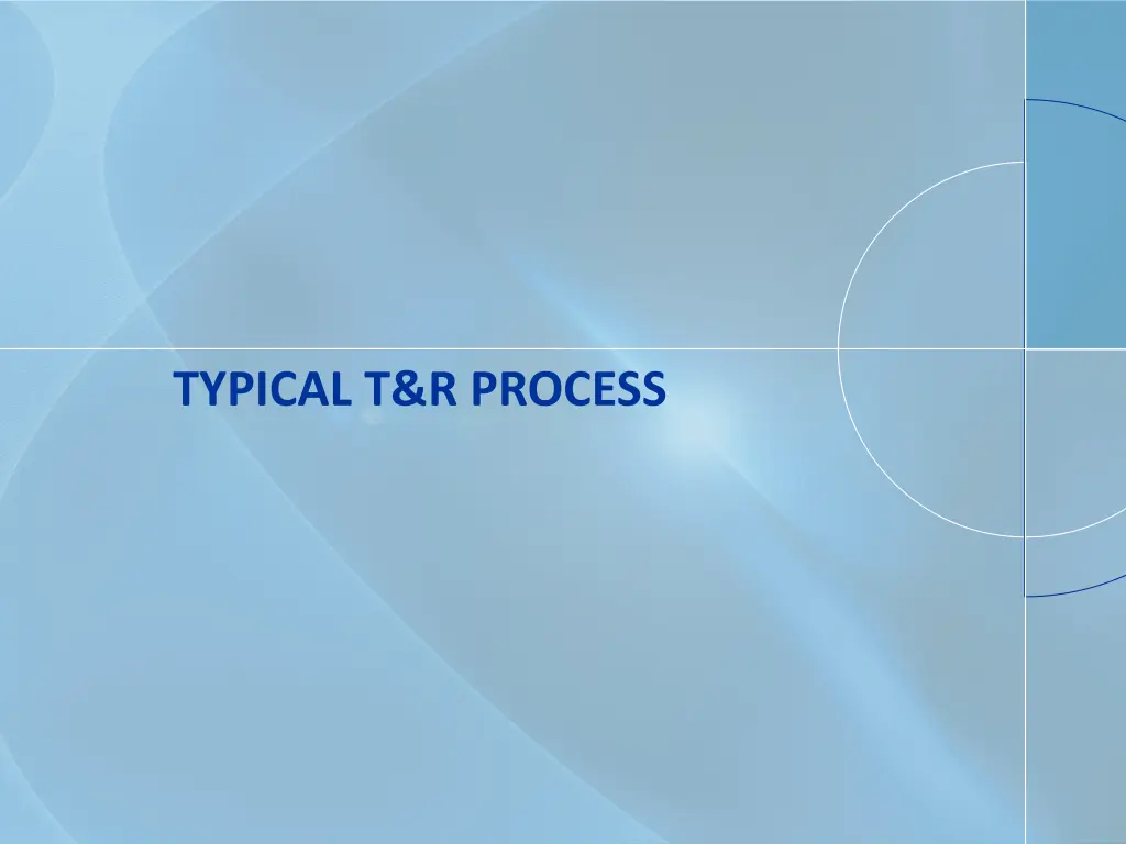 typical t r process