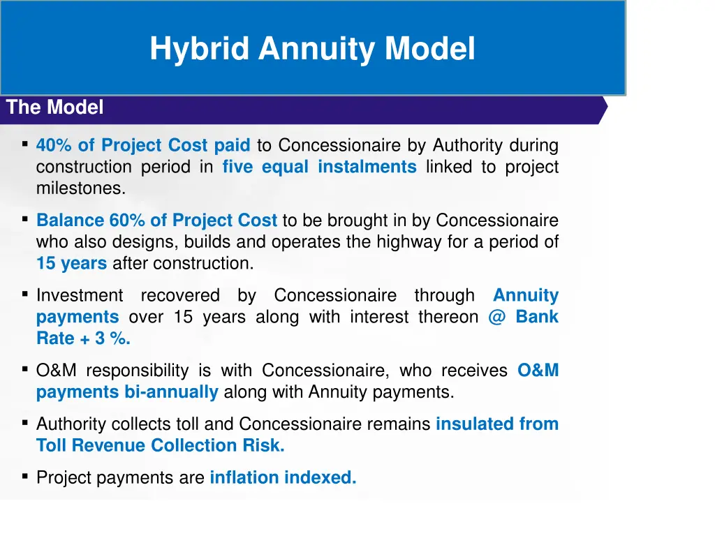 hybrid annuity model