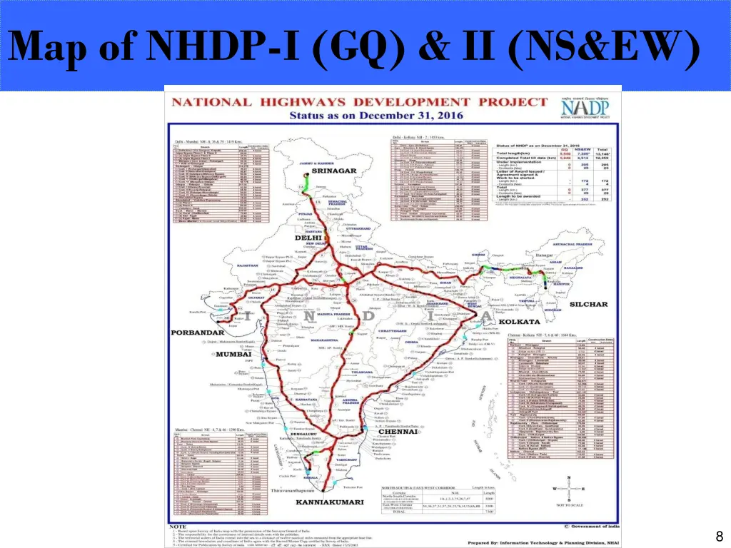 map of nhdp i gq ii ns ew