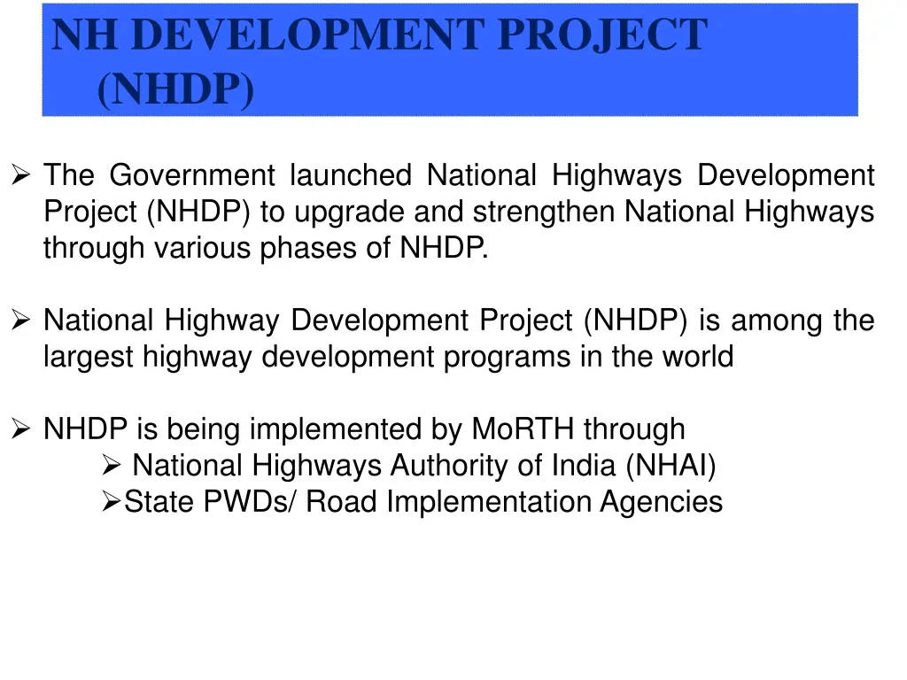 nh development project nhdp