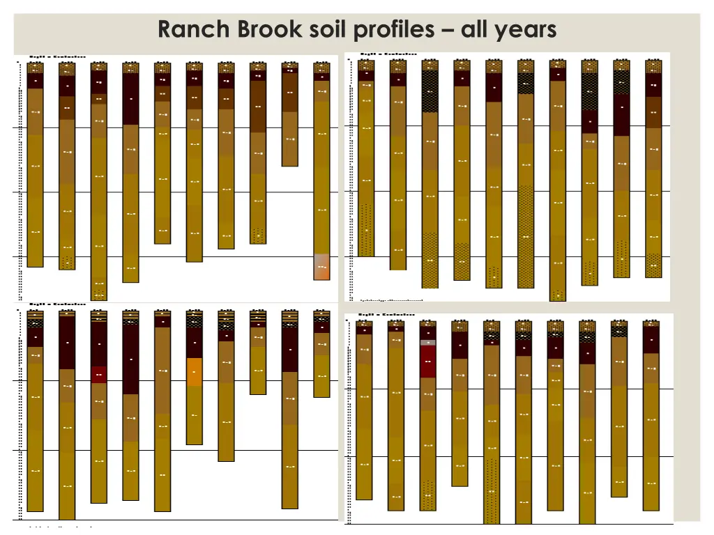 ranch brook soil profiles all years