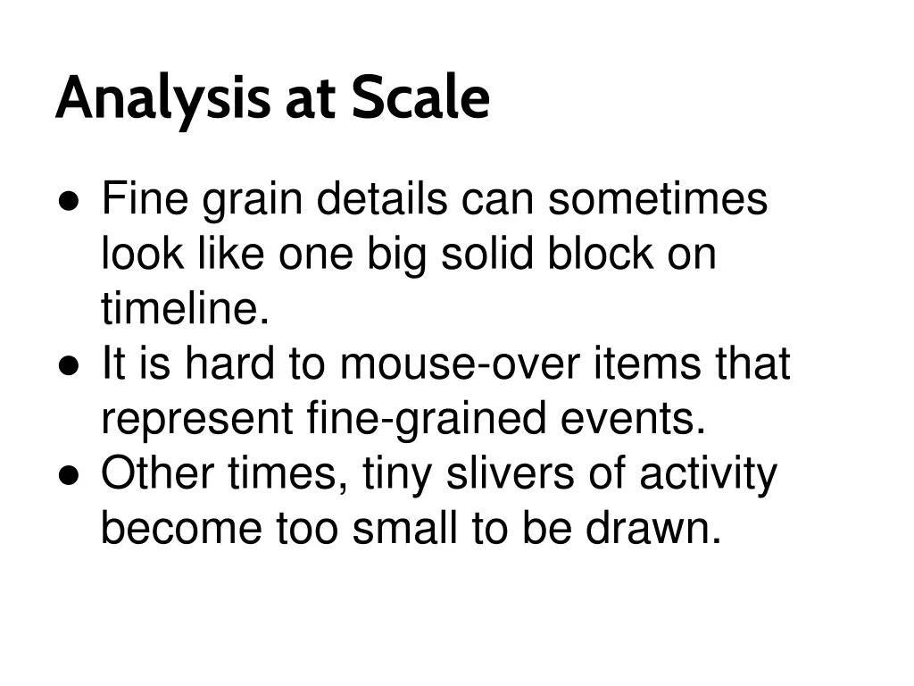 analysis at scale