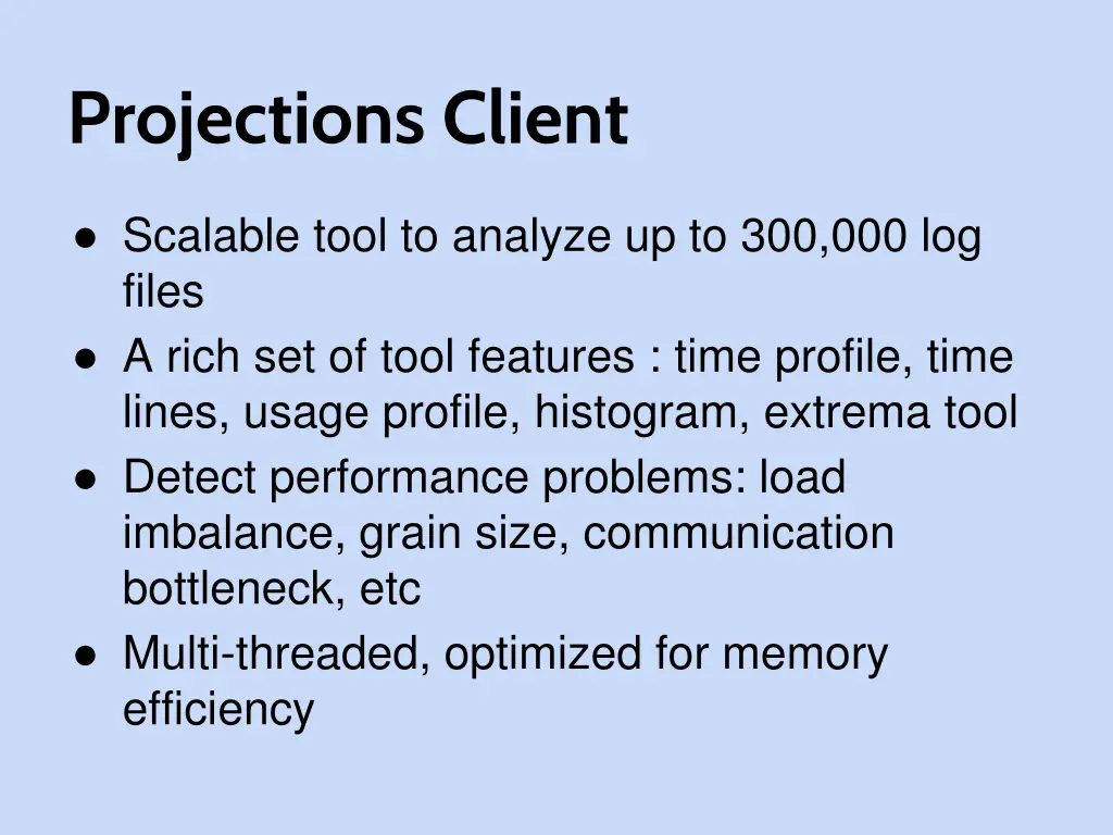 projections client