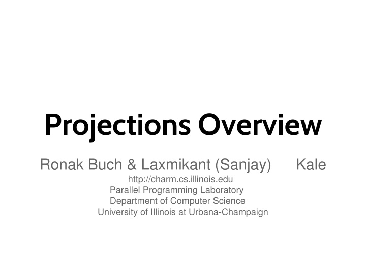 projections overview