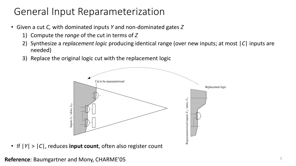 general input reparameterization