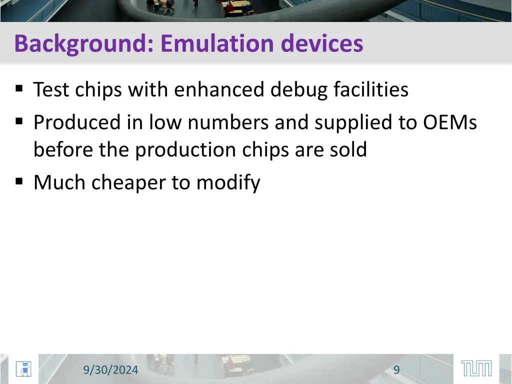 background emulation devices