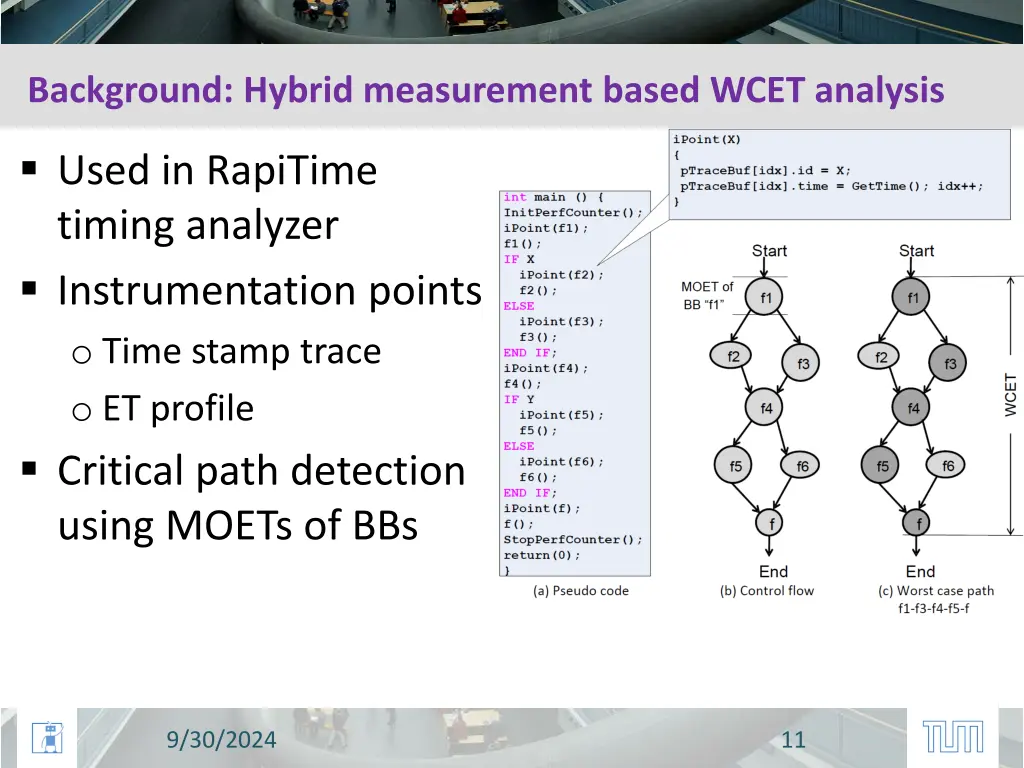 background hybrid measurement based wcet analysis 1