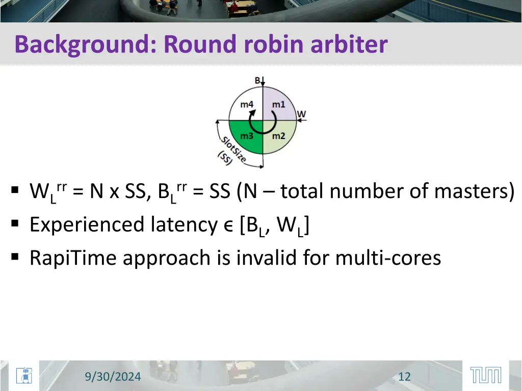 background round robin arbiter