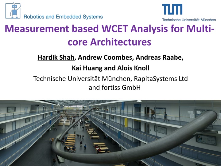 measurement based wcet analysis for multi core