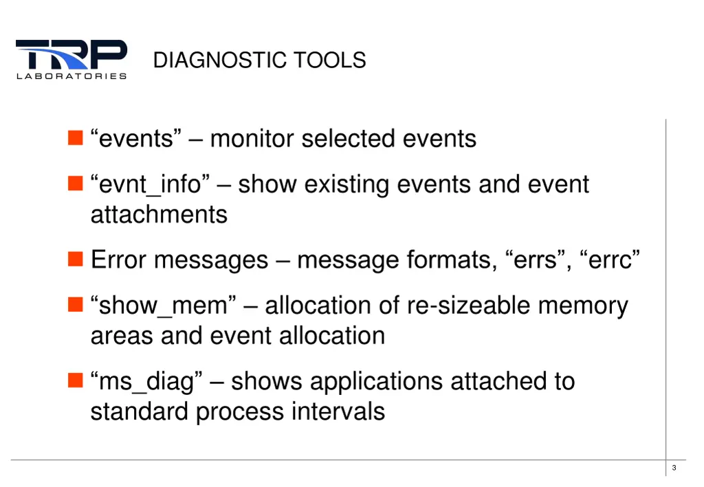 diagnostic tools 1