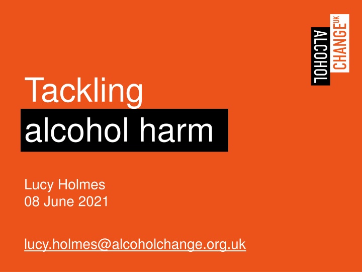 tackling alcohol harm