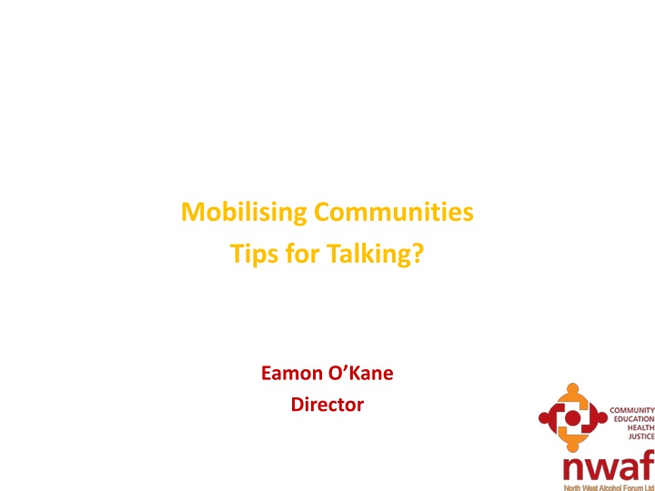 mobilising communities tips for talking