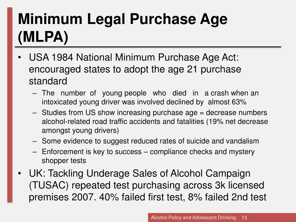 minimum legal purchase age mlpa