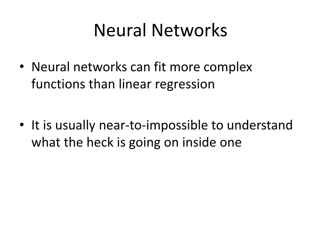 neural networks 1