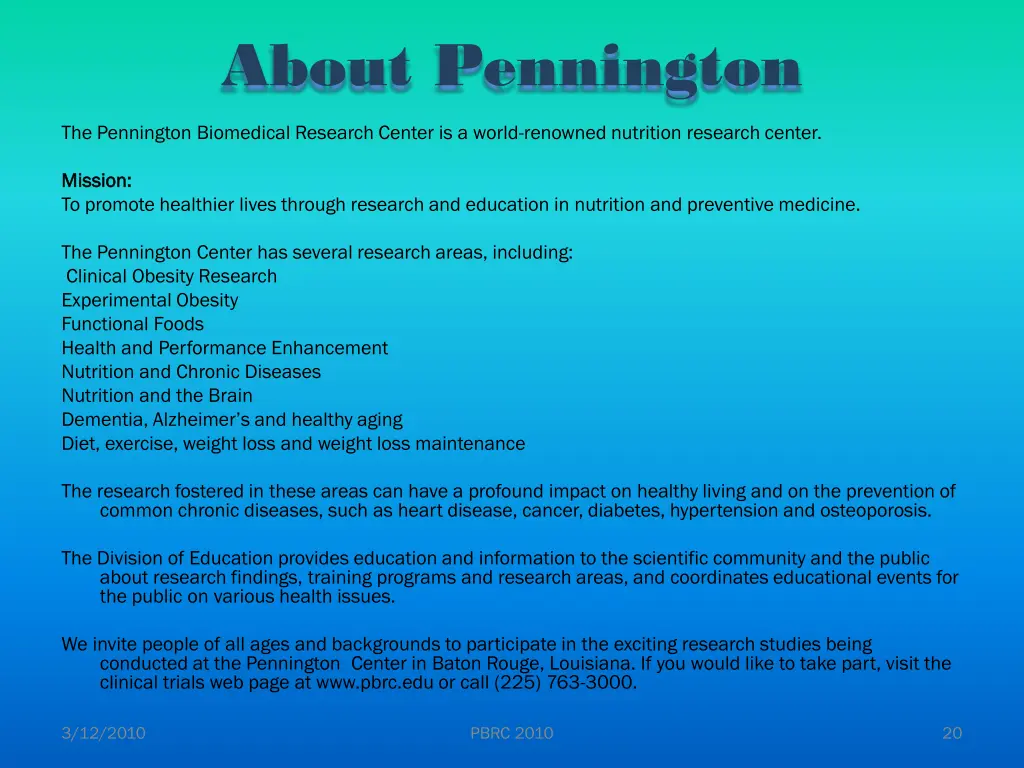 about pennington