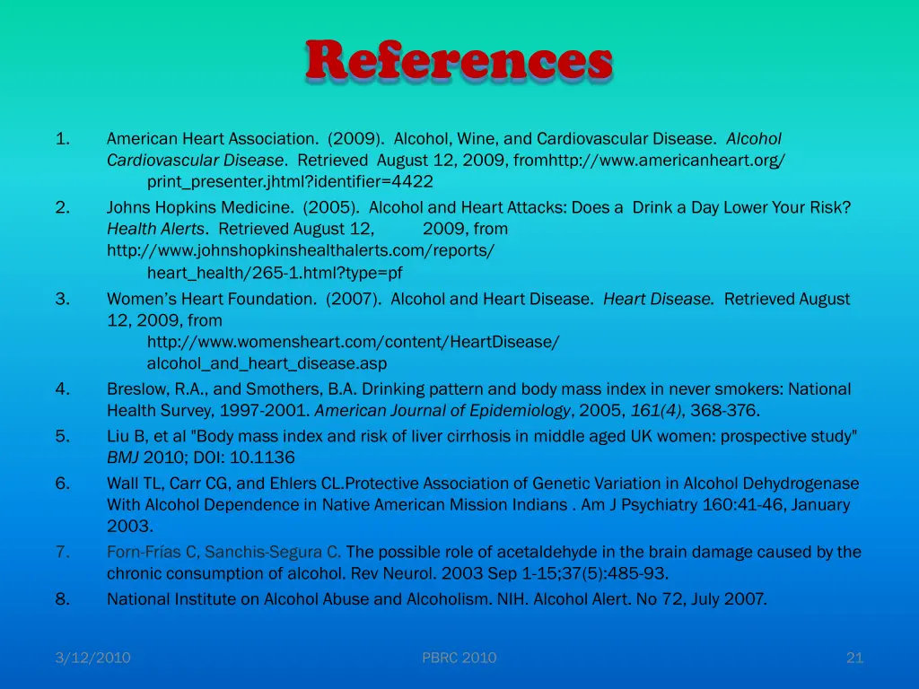 references