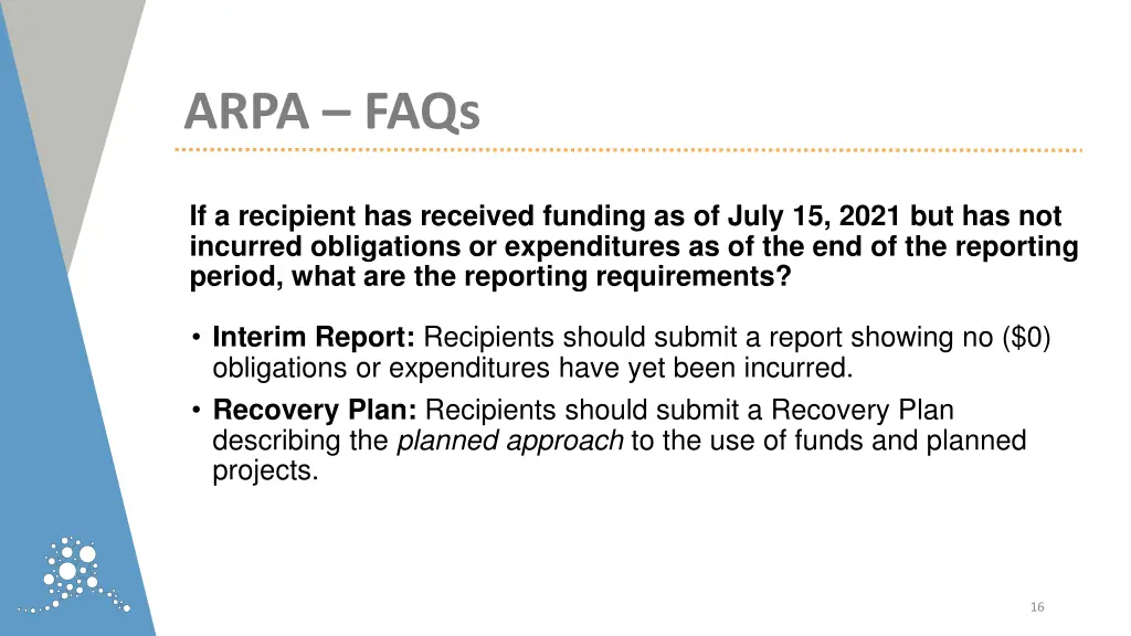 arpa faqs