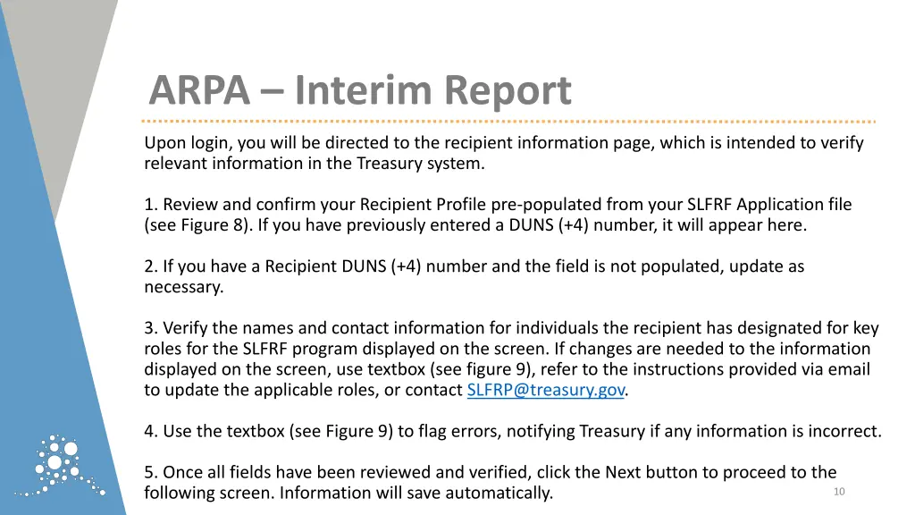 arpa interim report 1