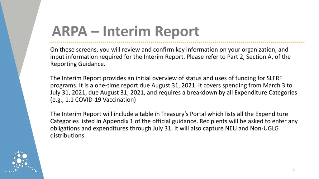 arpa interim report