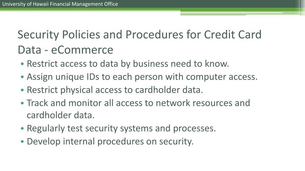 university of hawaii financial management office 16