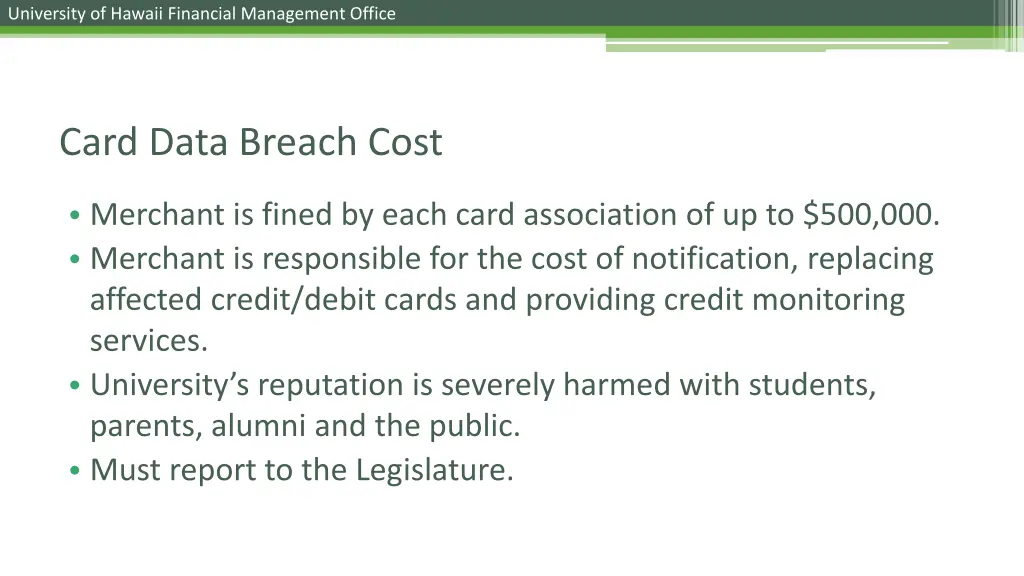 university of hawaii financial management office 18