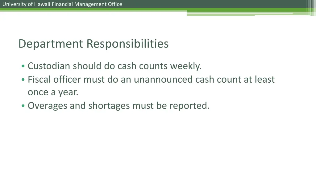 university of hawaii financial management office 34