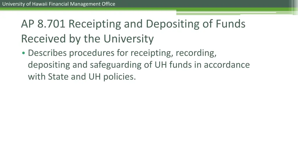 university of hawaii financial management office 4