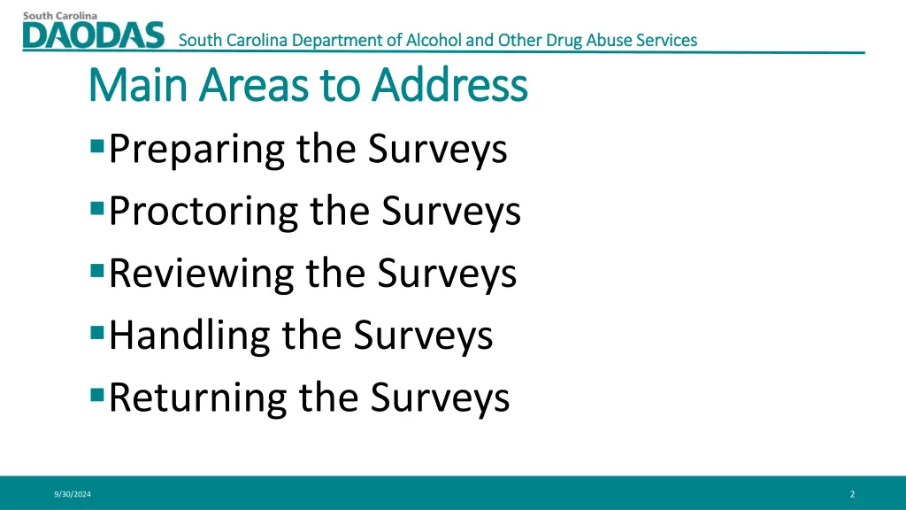 south carolina department of alcohol and other