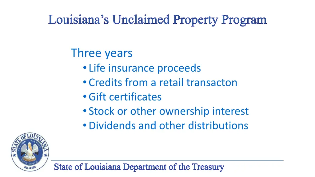 louisiana s unclaimed property program 10