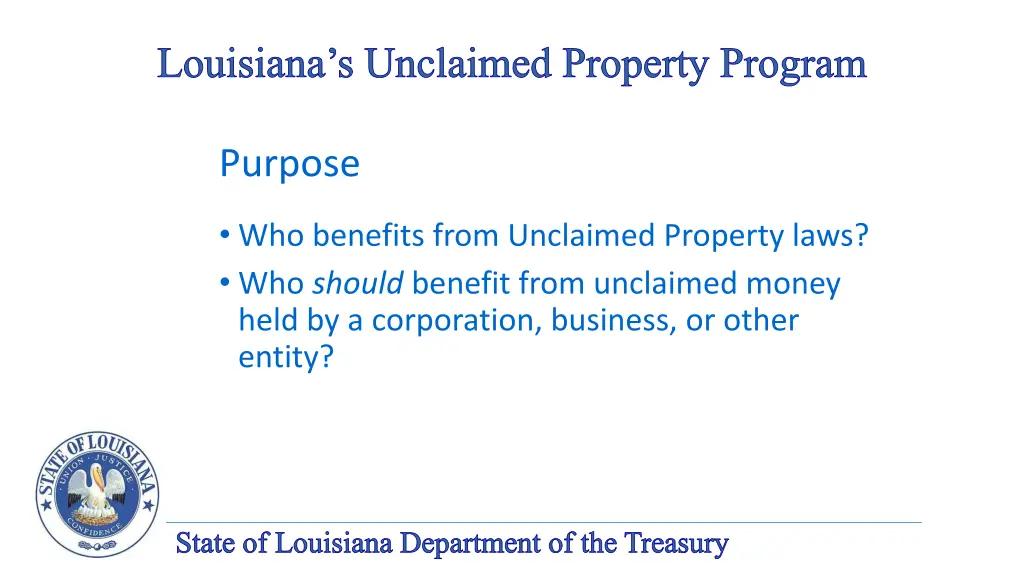 louisiana s unclaimed property program 13