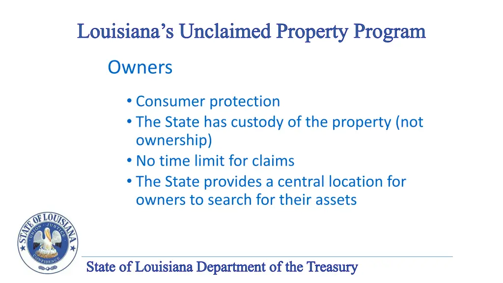 louisiana s unclaimed property program 14