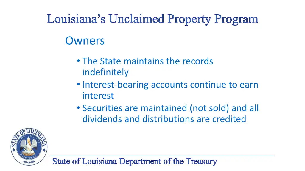 louisiana s unclaimed property program 15