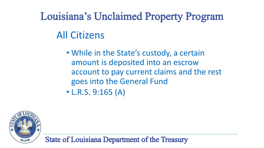 louisiana s unclaimed property program 16