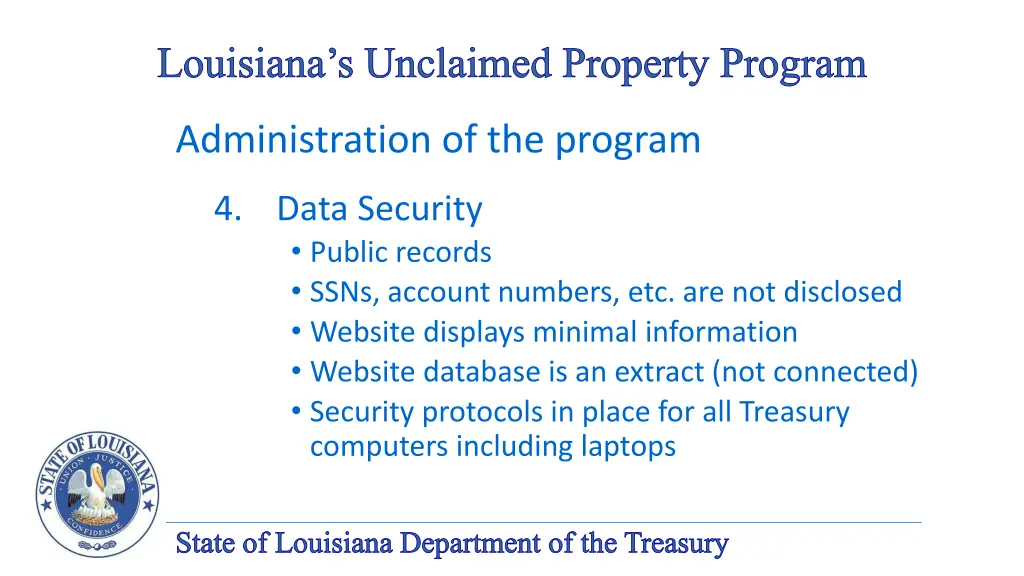 louisiana s unclaimed property program 21