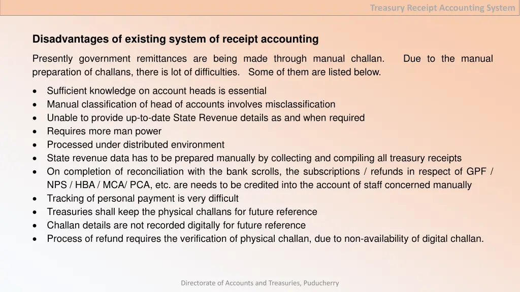 treasury receipt accounting system 2