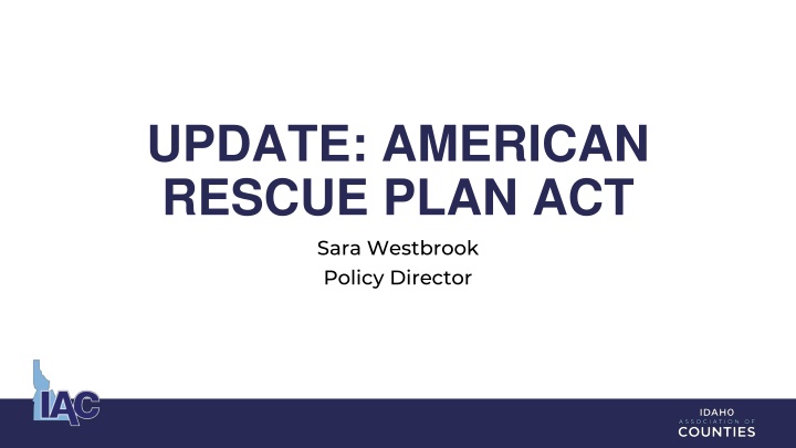 update american rescue plan act sara westbrook