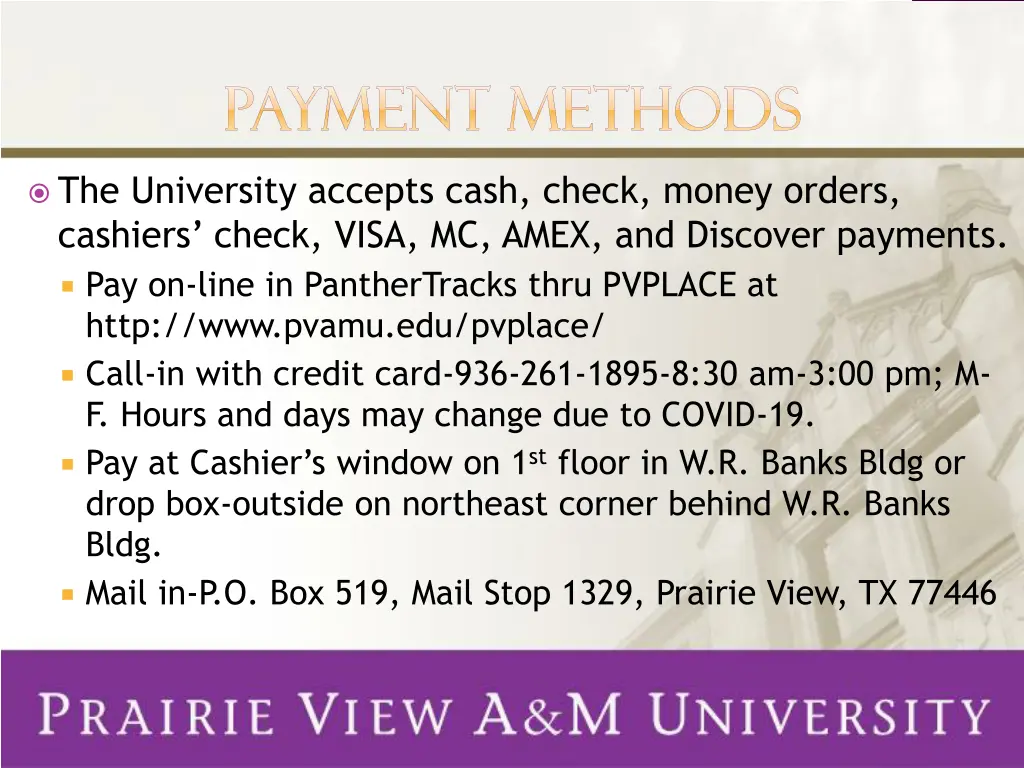 payment methods payment methods